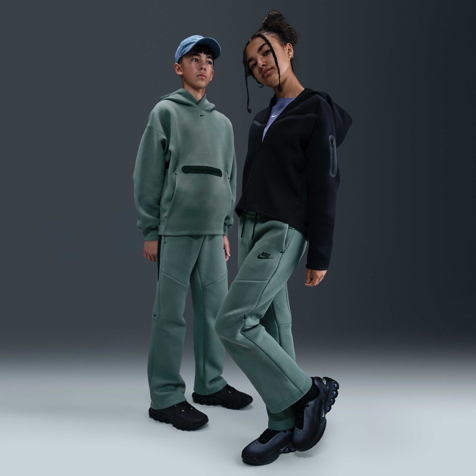 Nike Sportswear Tech Fleece Open Hem Sweatpants- Green Clay